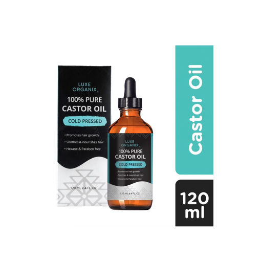Picture of LUXE ORGANIX 100% PURE CASTOR OIL COLD PRESSED
